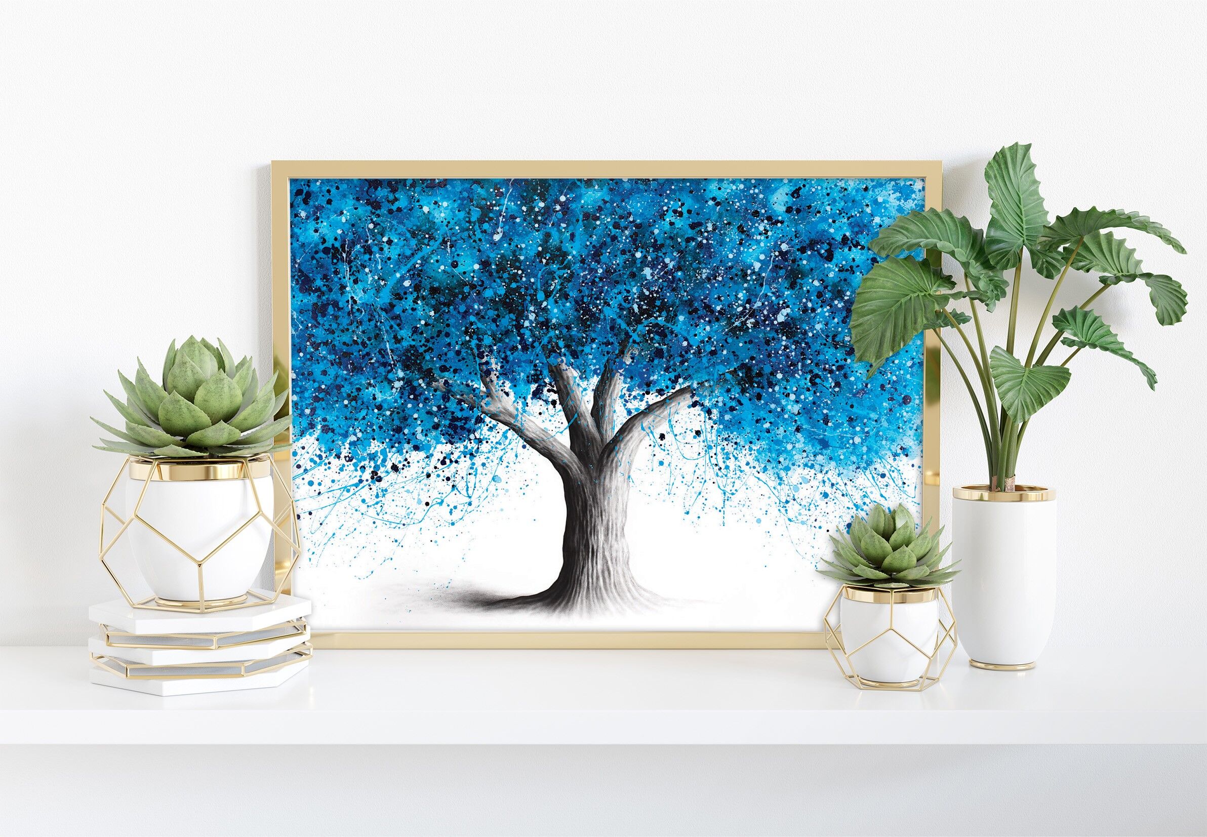 Árbol de nube tormentosa - 11X14" Impresión de arte por Ashvin Harrison