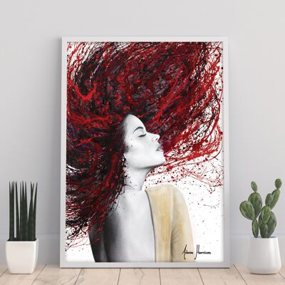 Scarlet Shine - 11X14” Art Print by Ashvin Harrison