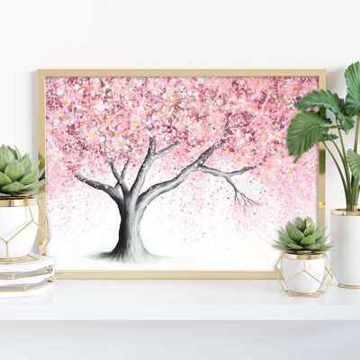 Mountain Blossom Tree - 11 x 14" stampa artistica di Ashvin Harrison