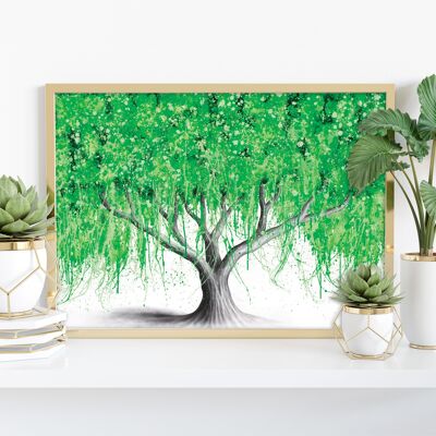 Waterside Willow Tree - 11X14” Art Print by Ashvin Harrison