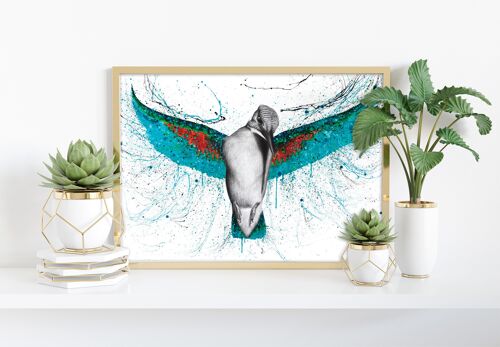 The Kingfisher - 11X14” Art Print by Ashvin Harrison