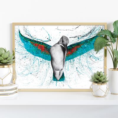 Der Eisvogel – 11 x 14 Zoll Kunstdruck von Ashvin Harrison