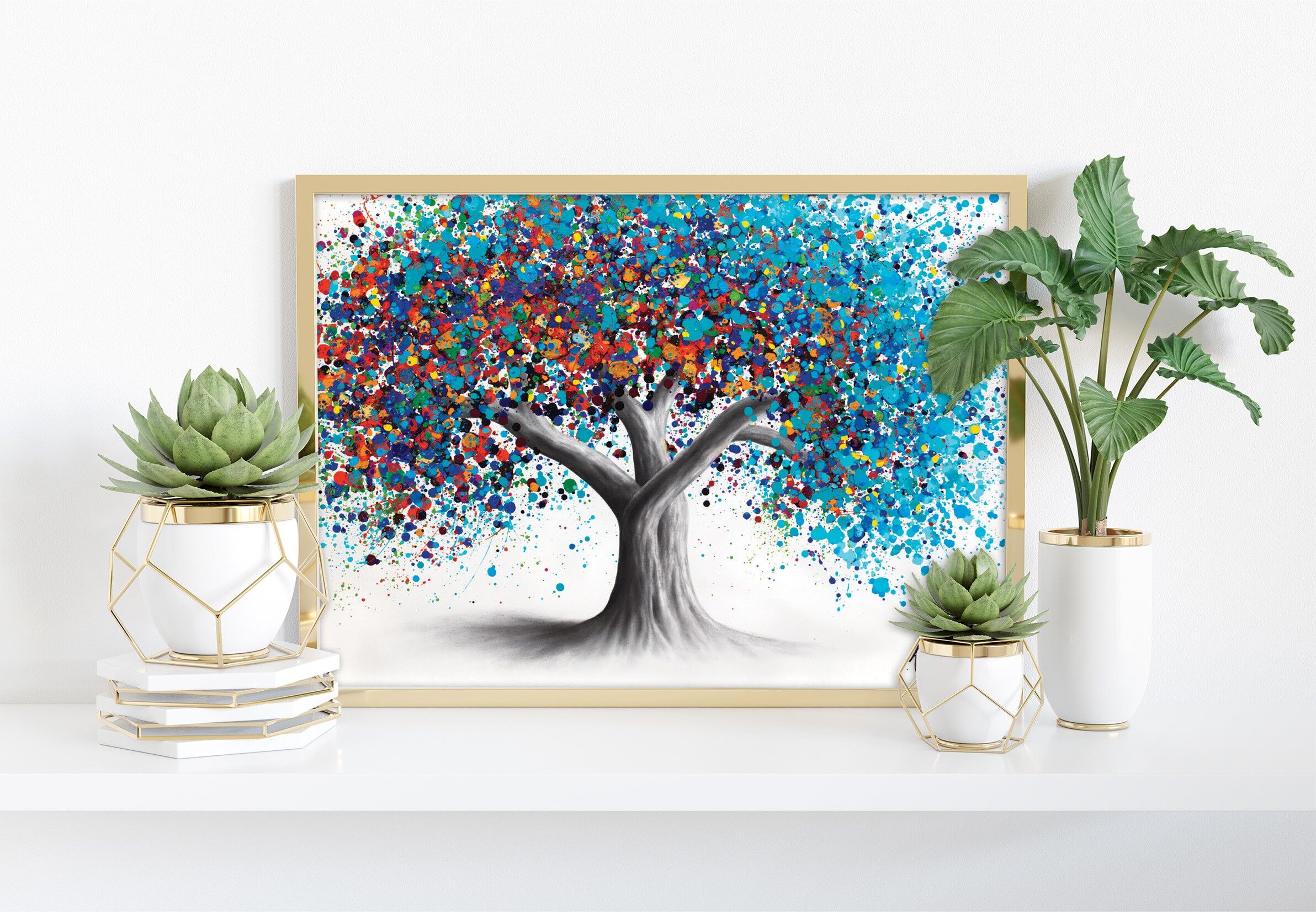 Árbol del optimismo - 11X14" Impresión de arte por Ashvin Harrison