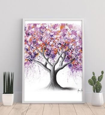 Arbre de la sagesse florale - 11X14" Art Print par Ashvin Harrison