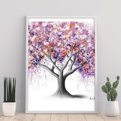 Floral Wisdom Tree - 11X14” Art Print by Ashvin Harrison