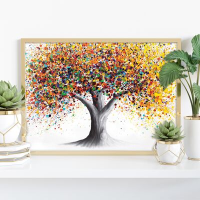 Sunshine Spirit Tree - Impresión de arte de 11X14" por Ashvin Harrison