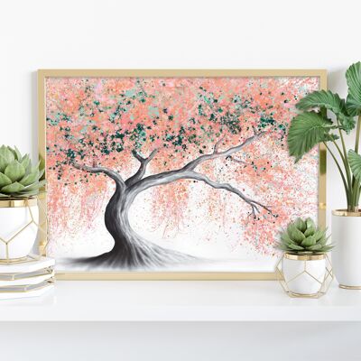 Sunny Peach Tree - 11X14” Art Print by Ashvin Harrison