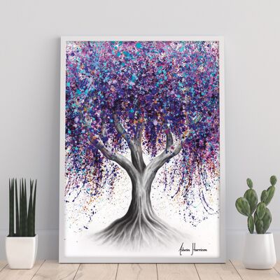 Vineyard View Tree - 11X14” Art Print by Ashvin Harrison