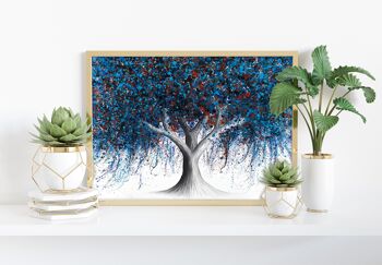 Saphir Season Tree - 11X14" Art Print par Ashvin Harrison