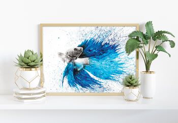 Phtalo Fish Tail - 11X14" Art Print par Ashvin Harrison