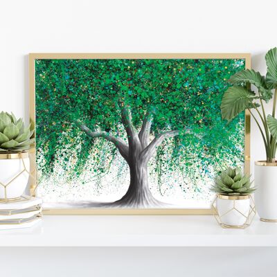 Quirky Gardener Tree - 11X14” Art Print by Ashvin Harrison