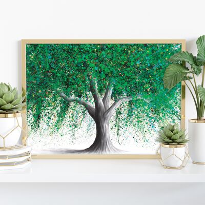 Árbol de jardinero peculiar - 11X14" Impresión de arte por Ashvin Harrison