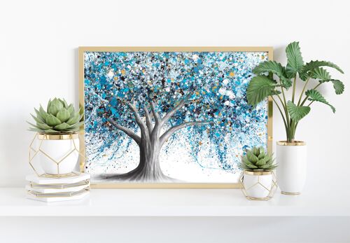 Snow Sparkle Tree - 11X14” Art Print by Ashvin Harrison