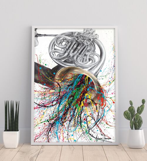 The French Horn Solo - 11X14” Art Print by Ashvin Harrison