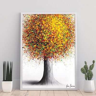 Regenbogen-Fusionsbaum – 11 x 14 Zoll Kunstdruck von Ashvin Harrison