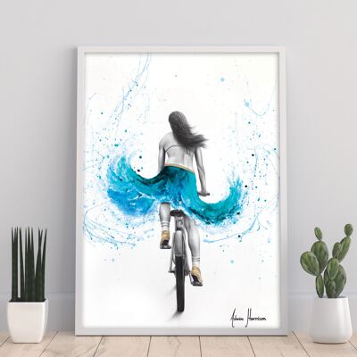 Surfez sur la vague - 11X14" Art Print par Ashvin Harrison