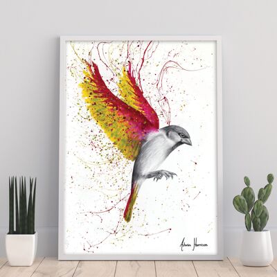 Groovy Grove Bird - Impresión de arte de 11X14" por Ashvin Harrison