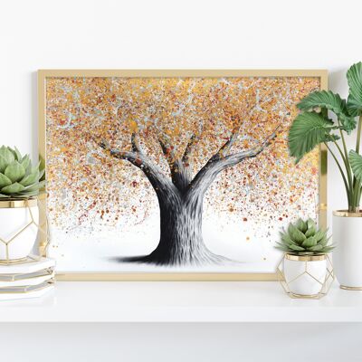 Autumn Sparkle Tree - 11X14” Art Print by Ashvin Harrison