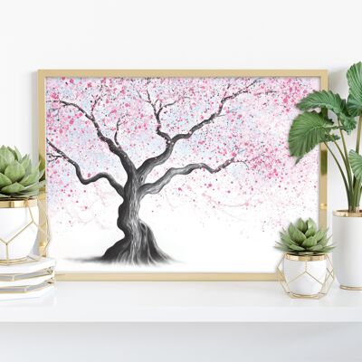 Bucolico albero in fiore - 11 x 14" stampa d'arte di Ashvin Harrison
