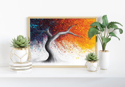 Fire and Passion Tree - 11X14” Art Print by Ashvin Harrison