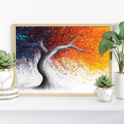 Fire and Passion Tree - 11X14” Art Print by Ashvin Harrison