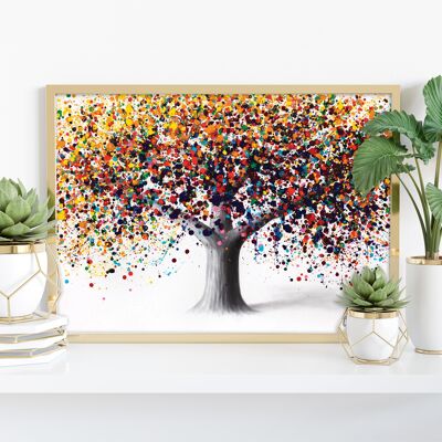Árbol de la temporada de la paz - Impresión artística de 11X14" de Ashvin Harrison