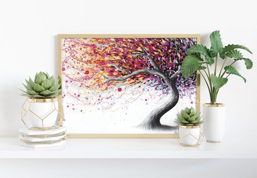 Fanciful Floral Tree - 11X14” Art Print by Ashvin Harrison