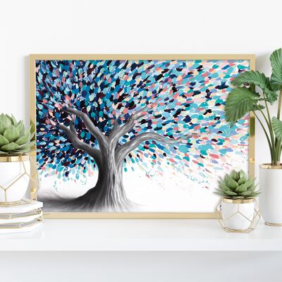 Opal Odyssey Tree - 11 x 14" stampa d'arte di Ashvin Harrison