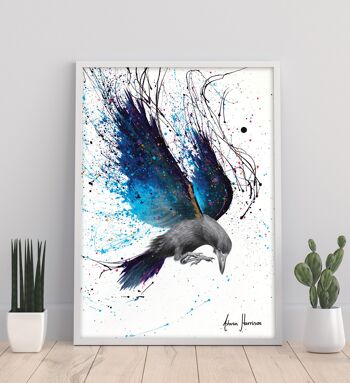 Corbeau de nuit - 11X14" Art Print par Ashvin Harrison