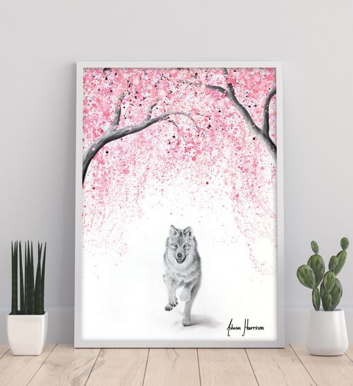 The Blossom Wolf - 11X14” Art Print by Ashvin Harrison