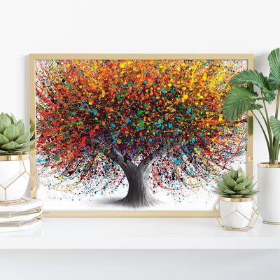 Tree Of Festivity - 11X14” Art Print by Ashvin Harrison