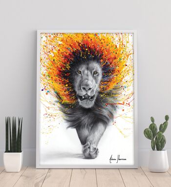 Lion de Louxor - 11X14" Art Print par Ashvin Harrison
