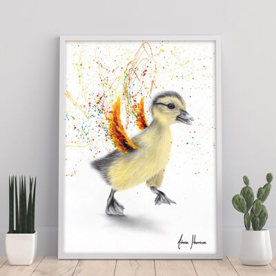 Patito bailando - 11X14" Impresión de arte por Ashvin Harrison