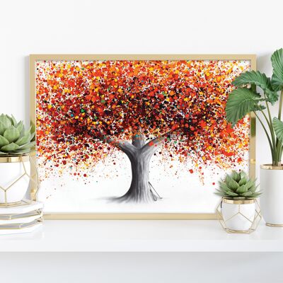 Orange Jaffa Tree - 11X14" Art Print par Ashvin Harrison