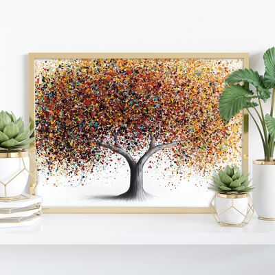 Arbre doré glorieux - 11X14" Art Print par Ashvin Harrison