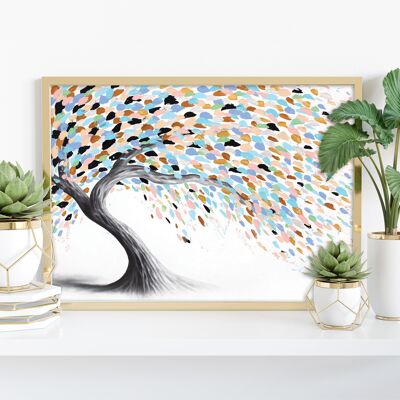 Melodischer Mineralbaum – 11 x 14 Zoll Kunstdruck von Ashvin Harrison