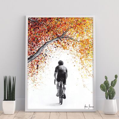 Cycling Gold – 11X14” Kunstdruck von Ashvin Harrison