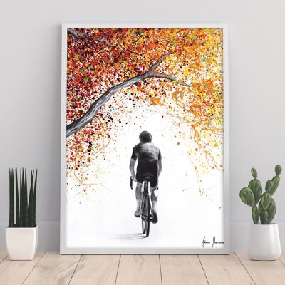 Cycling Gold - 11X14” Art Print by Ashvin Harrison