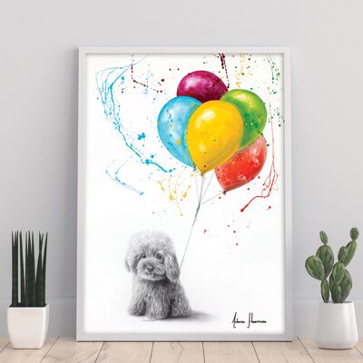 Welpenparty – 11 x 14 Zoll Kunstdruck von Ashvin Harrison