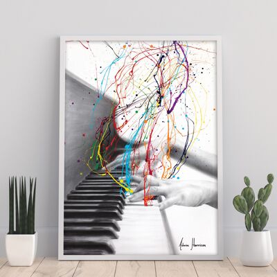 Piano Performance - 11X14” Art Print by Ashvin Harrison