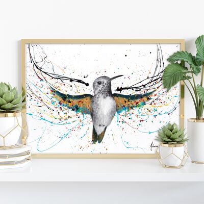 Sinfonía de colibríes - Impresión artística de 11X14" de Ashvin Harrison