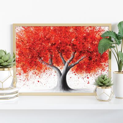 Baum der vulkanischen Vision – 11 x 14 Zoll Kunstdruck von Ashvin Harrison
