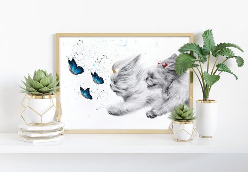Chasing Butterflies - 11X14” Art Print by Ashvin Harrison