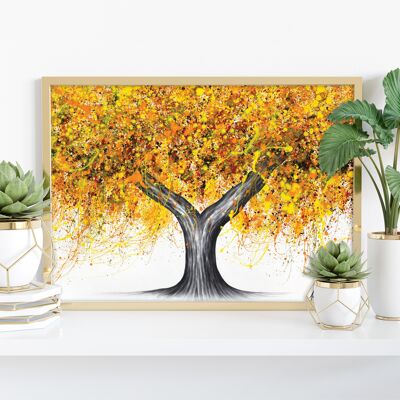Friedlicher Sonnenbaum – 11 x 14 Zoll Kunstdruck von Ashvin Harrison