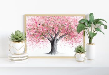 L'arbre à fleurs du jardinier - 11X14" Art Print