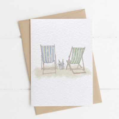 Beach Chairs Notecard