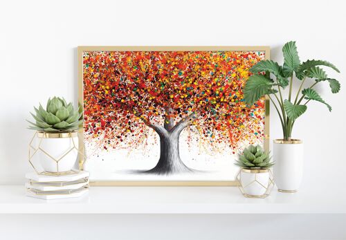 Citrus Serenity Tree - 11X14” Art Print by Ashvin Harrison