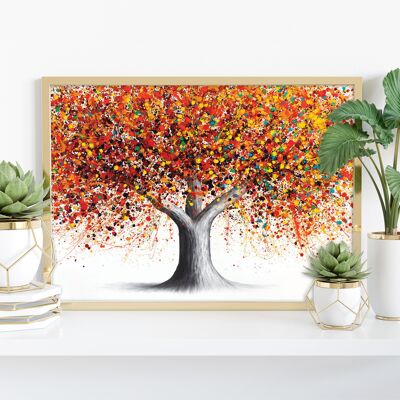 Citrus Serenity Tree - 11X14” Art Print by Ashvin Harrison
