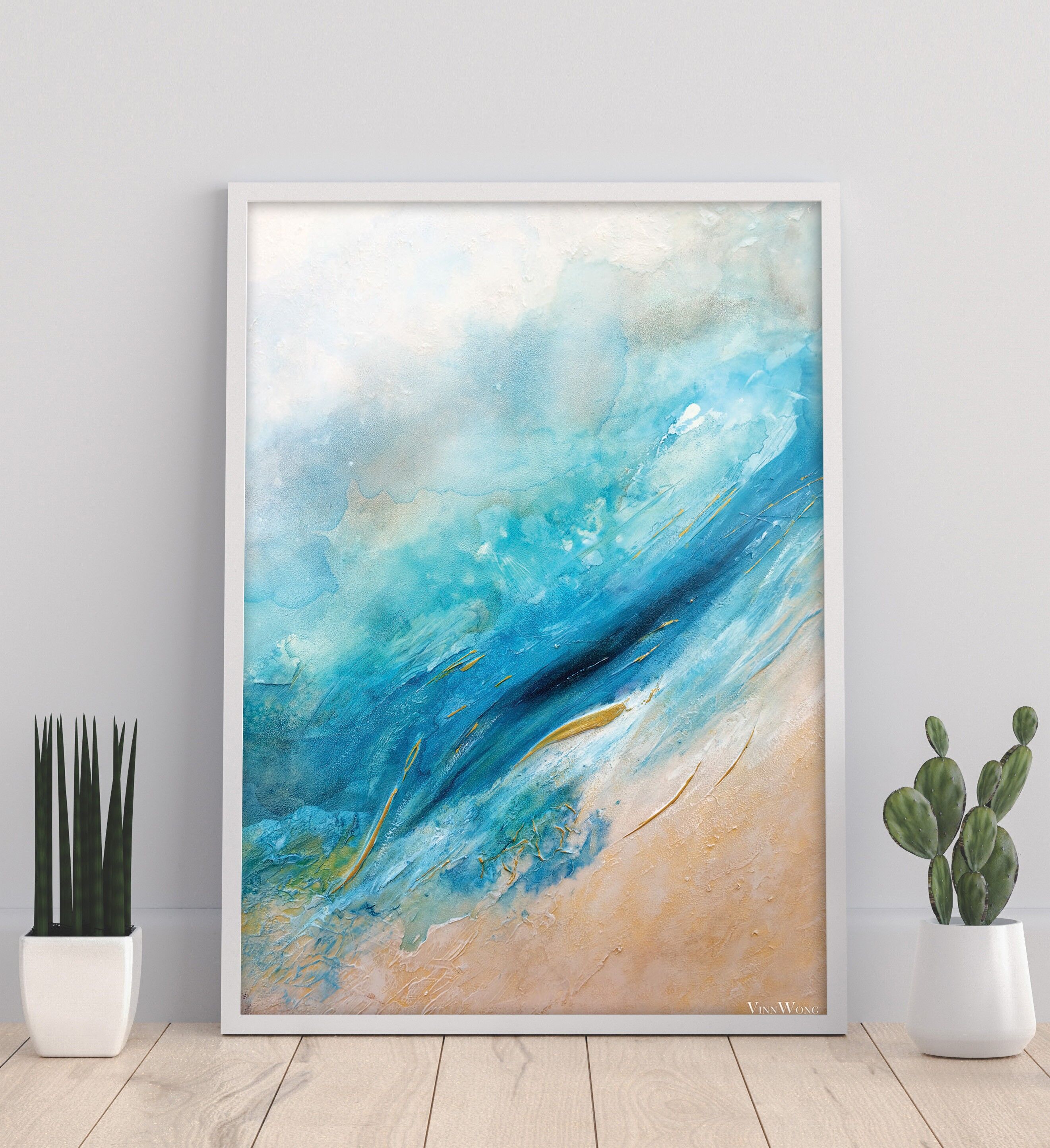 Echo sbiadito - 11 x 14" stampa artistica di Vinn Wong