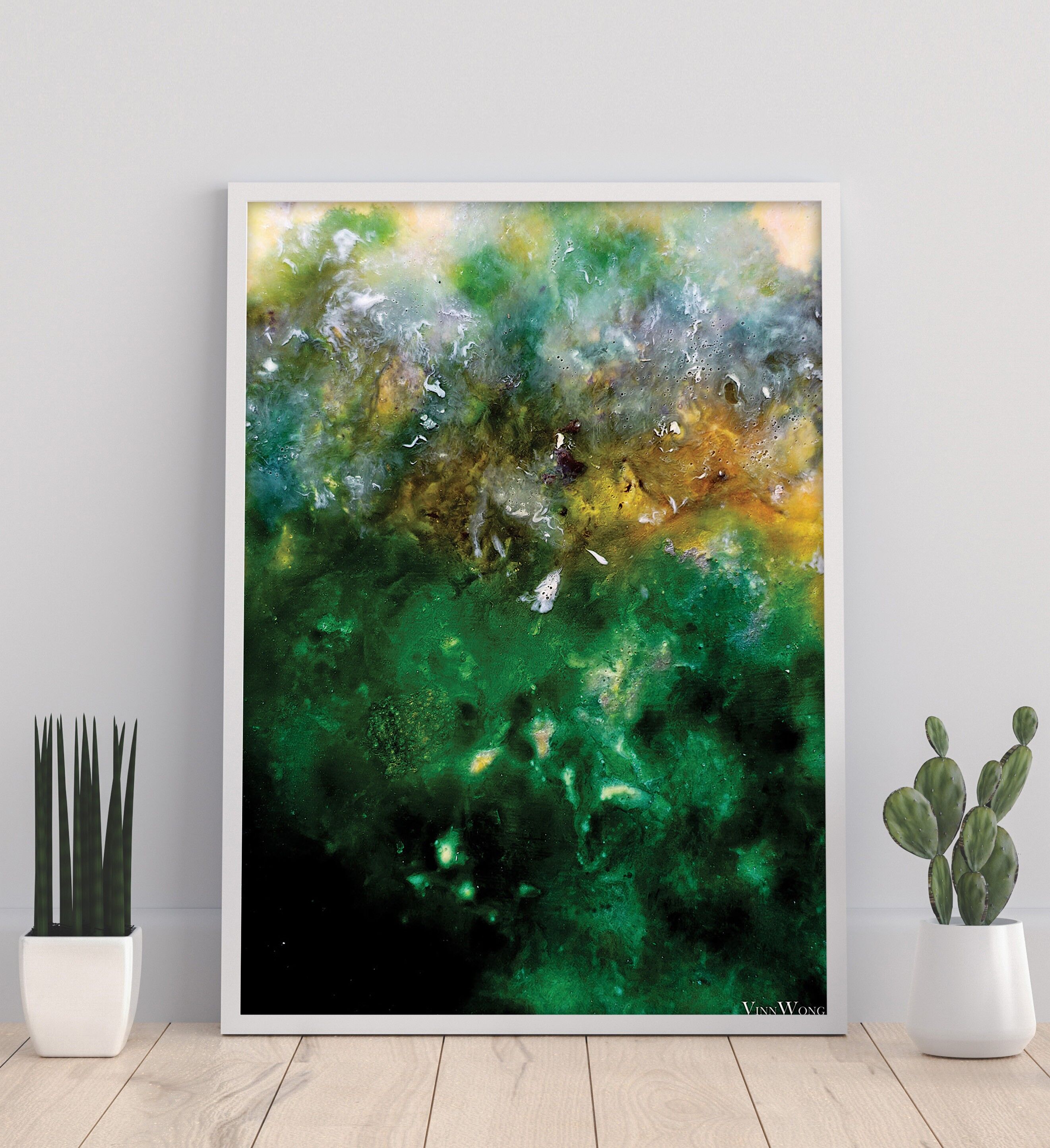 Giardini interni VI - 11 x 14" stampa d'arte di Vinn Wong